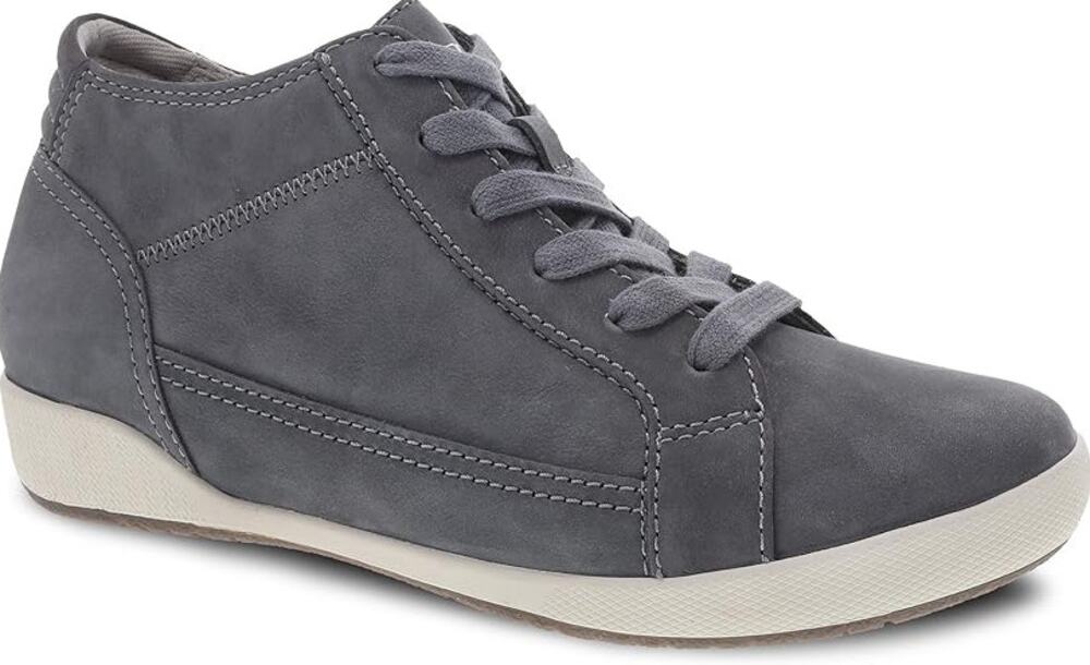 Dansko Onyx Slate Sneakers Nubuck Leather Biodewix NZYM Lace up Mid Top 7